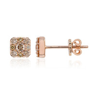 Orecchini in oro con Diamante Rose de France SI1 di Argyle