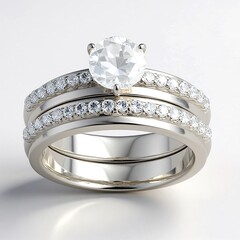 Anello in argento con Topazio Bianco