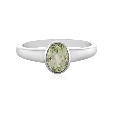 Anello in argento con Kunzite Canarino