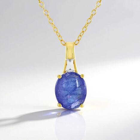Collana in argento con Tanzanite (Gems en Vogue)