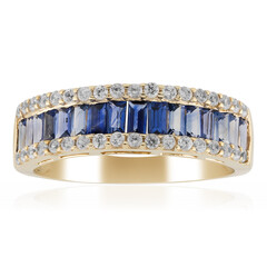 Blauer Ceylon-Saphir-Goldring