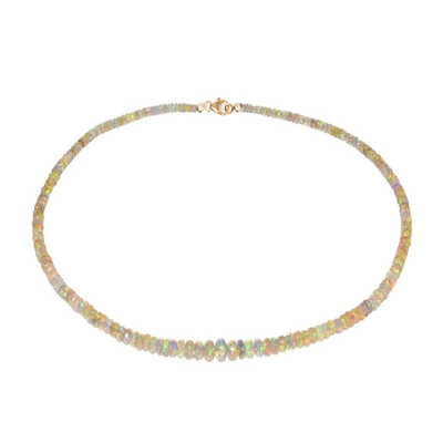 Collier en or et Opale Welo