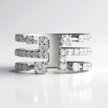 14K SI2 (H) Diamond Gold Ring (CIRARI)