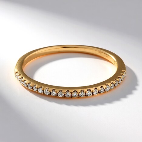 Anello in oro con Diamante SI1 (H) (CIRARI)