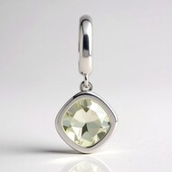 Pendentif en argent et Améthyste verte (TPC)