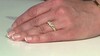 Anillo en plata con Topacio blanco