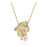 White Freshwater Pearl Silver Necklace