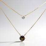Collana in oro con Tanzanite (non riscaldata) (de Melo Gold)