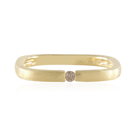 Zilveren ring met een I2 Champagne Diamant (de Melo)