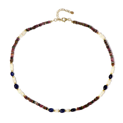 Collana in argento con Zaffiro Blu Bemainty (Riya)