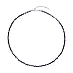 Collana in argento con Spinello Nero