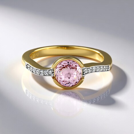 Anello in argento con Kunzite