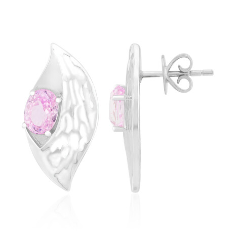 Orecchini in argento con Kunzite (Pallanova)