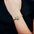 Zilveren armband met zwarte spinelstenen (Gems en Vogue)