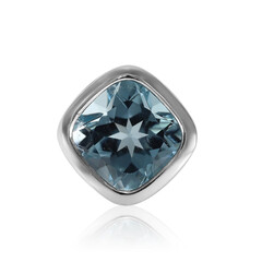 Himmelblauer Topas-Silberanhänger (MONOSONO COLLECTION)