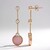 Orecchini in argento con Opale Rosa (KM by Juwelo)