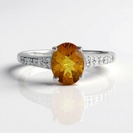 Bague en argent et Scapolite