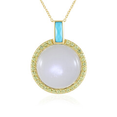 URONE Collana Luna E Stella In Argento 925 Con Pietra Di Luna E Placcato Oro Rosa - Gioiello Significativo In Confezione Regalo