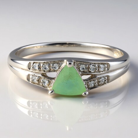 Anello in argento con Opale Paraiba