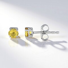 Orecchini in argento con Scapolite