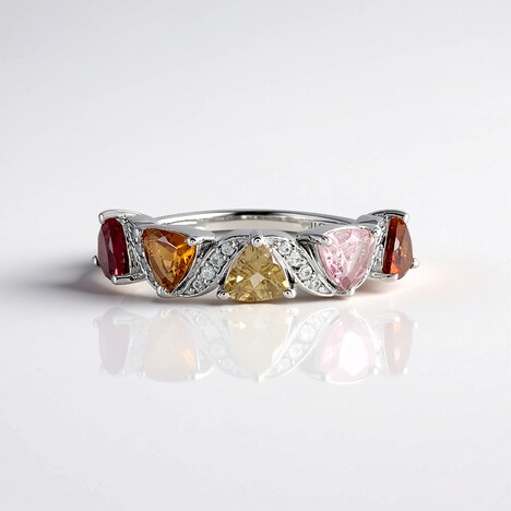 Bague en argent et Tourmaline