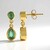 Orecchini in argento con Smeraldo Russo
