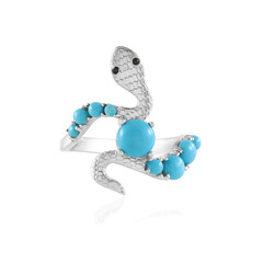 Sleeping Beauty-Türkis-Silberring (Faszination Türkis)