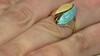 Bague en argent et Turquoise (dagen)