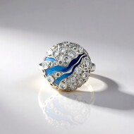 Anillo en plata con Zircón (SAELOCANA)