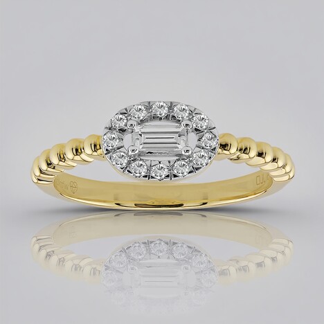 Bague en or et Diamant SI1 (G) (Annette)