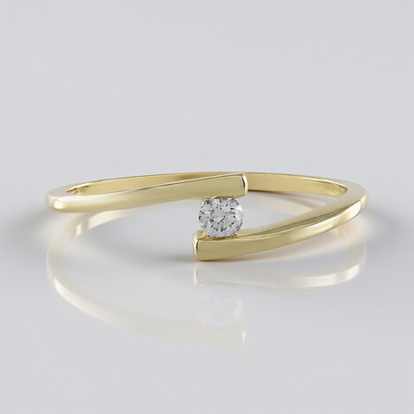 Anello in oro con Diamante Flawless (F)