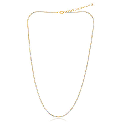 Collana in argento con Topazio Bianco