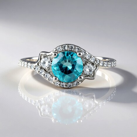Anello in argento con Zircone Ratanakiri