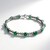 Bracciale in argento con Smeraldo Zambia