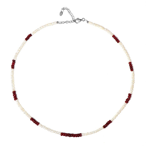 Collar en plata con Rubí