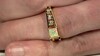 Anillo en plata con Ópalo Welo AAA (de Melo)