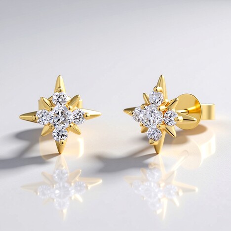Orecchini in oro con Diamante SI2 (H) (CIRARI)
