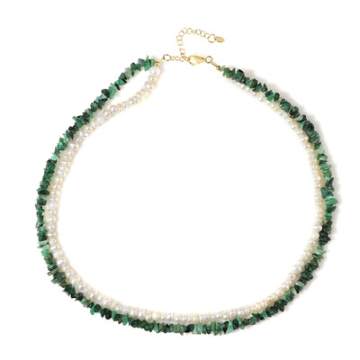 Collar en plata con Esmeralda de Zambia