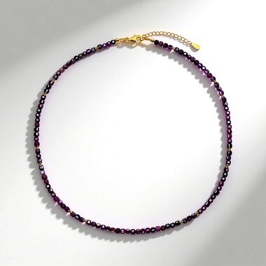 Collana in argento con Rubino