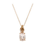 Collana in oro con Morganite AAA