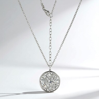 Collana in argento con Topazio Bianco (Adela Silber)