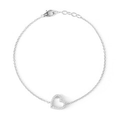 Bracelet en argent et Zircon
