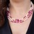 Mozambique Ruby Silver Necklace (Riya)