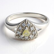 Anillo en plata con Apatita Xia