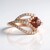 Anello in argento con Zircone Rosa (Adela Silber)