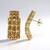 Orecchini in oro con Zircone Champagne (de Melo)