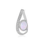 Colgante en plata con Ópalo de Welo