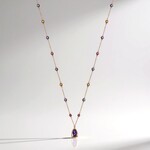 Collana in argento con Ametista (KM by Juwelo)
