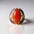 Anello in argento con Corniola (Adela Silber)