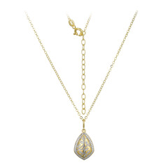Collana in argento con Zircone (Adela Silber)